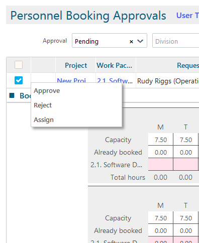 Booking Approvals - 3