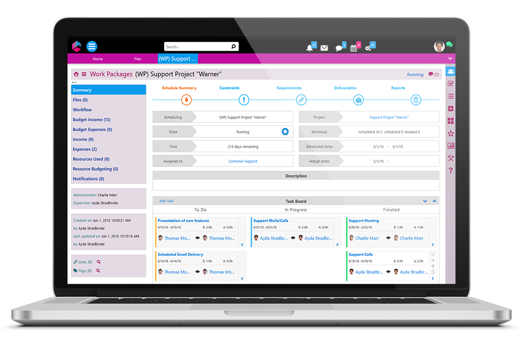 KanBan Board | Business Project Management | BPM Platform | Comidor