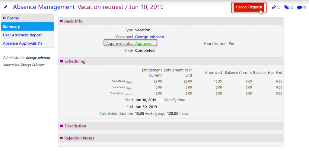 Cancel request v.6| Comidor Platform