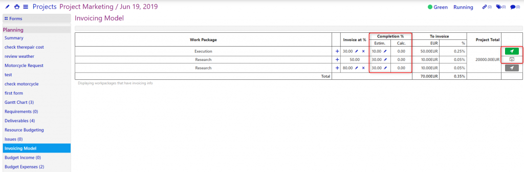 invoicing plan/comidor low-code bpm platform