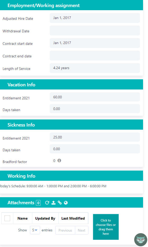 Manage personnel v.6| Comidor Platform