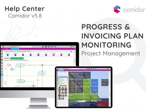 Progress and Invoicing Plan Monitoring | Comidor Digital Automation Platform
