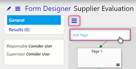 design a form / Comidor Digital Automation Platform