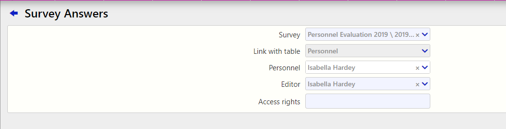 survey answers form designer & form / Comidor Digital Automation Platform