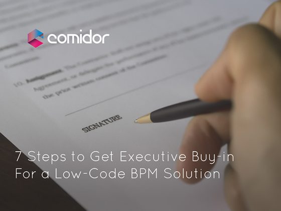 Executive Buy-In | Comidor Low-Code BPM Digital Automation Platform