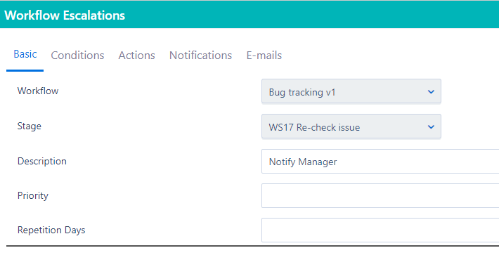 Workflow escalation | Comidor Platform