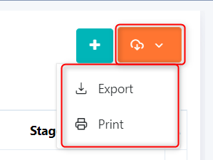 Print and export - topics v.6| Comidor Platform