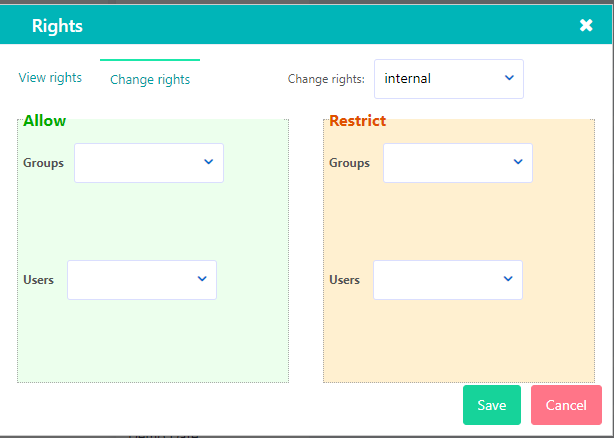 Rights - Leadv.6| Comidor Platform