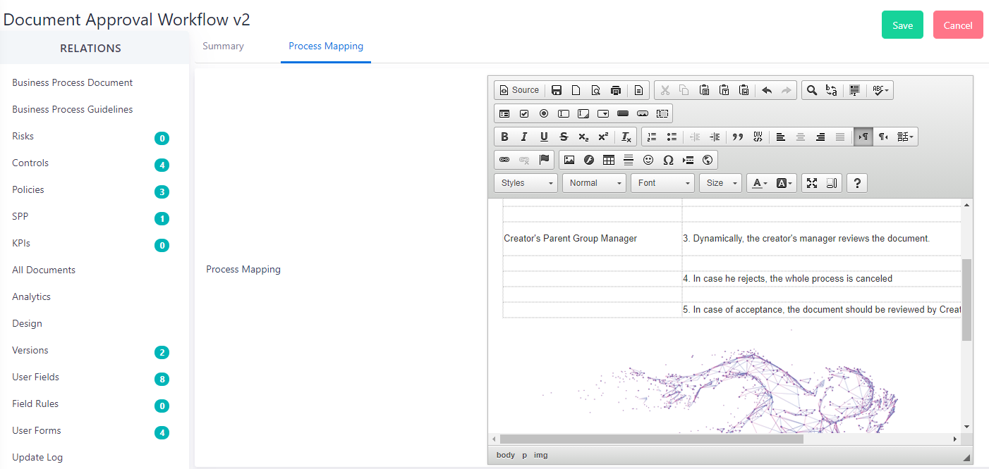 Workflow process mapping | Comidor Platform