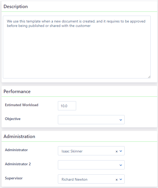 Process template creation | Comidor Platform