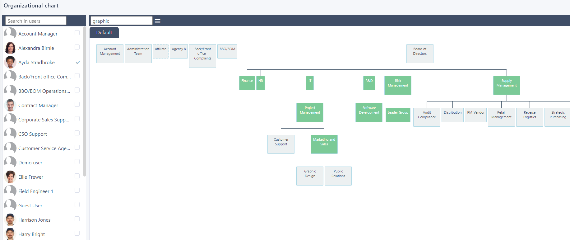 View Search a User v.6| Comidor Platform