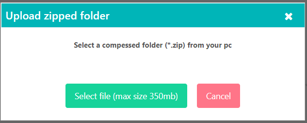 upload zipped folder v.6| Comidor Platform
