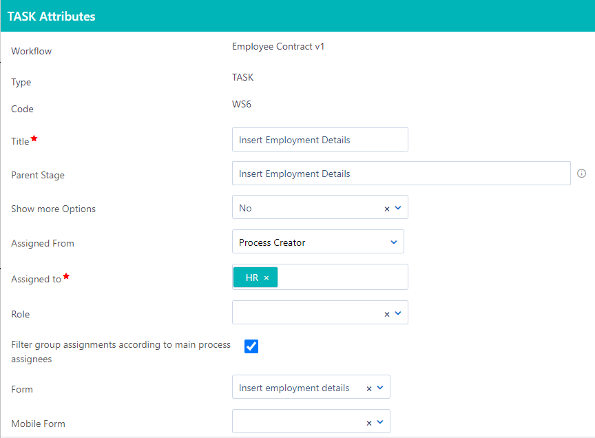 Workflow Task | Comidor Platform