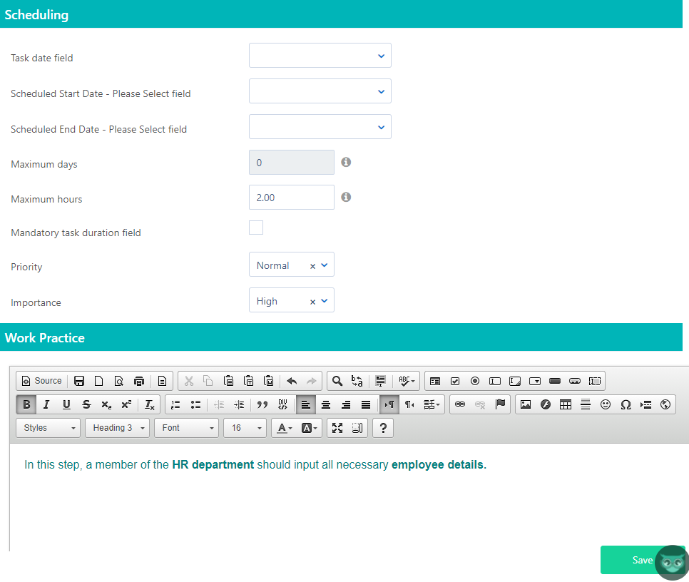 Workflow Task | Comidor Platform