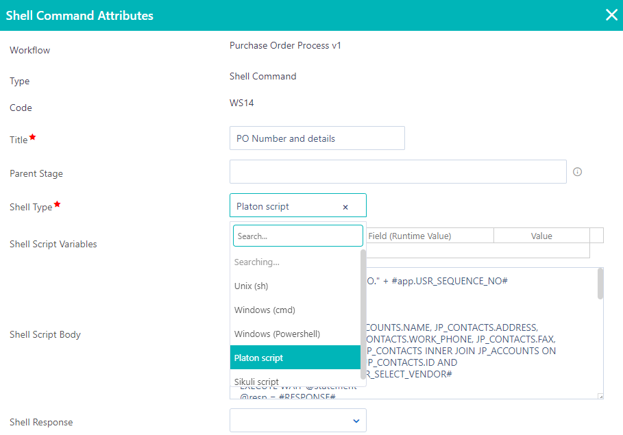 Workflow elements | Comidor Platform