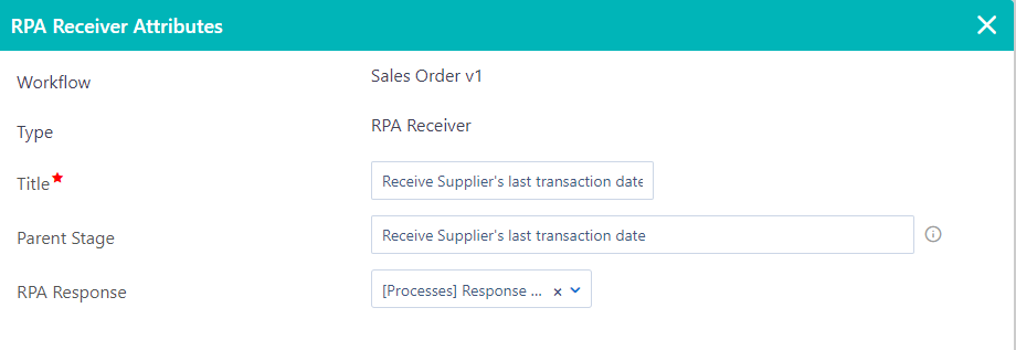 RPA Receiver | Comidor Platform