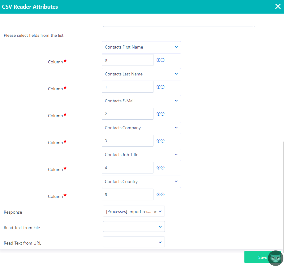 Workflow file reader | Comidor Platform