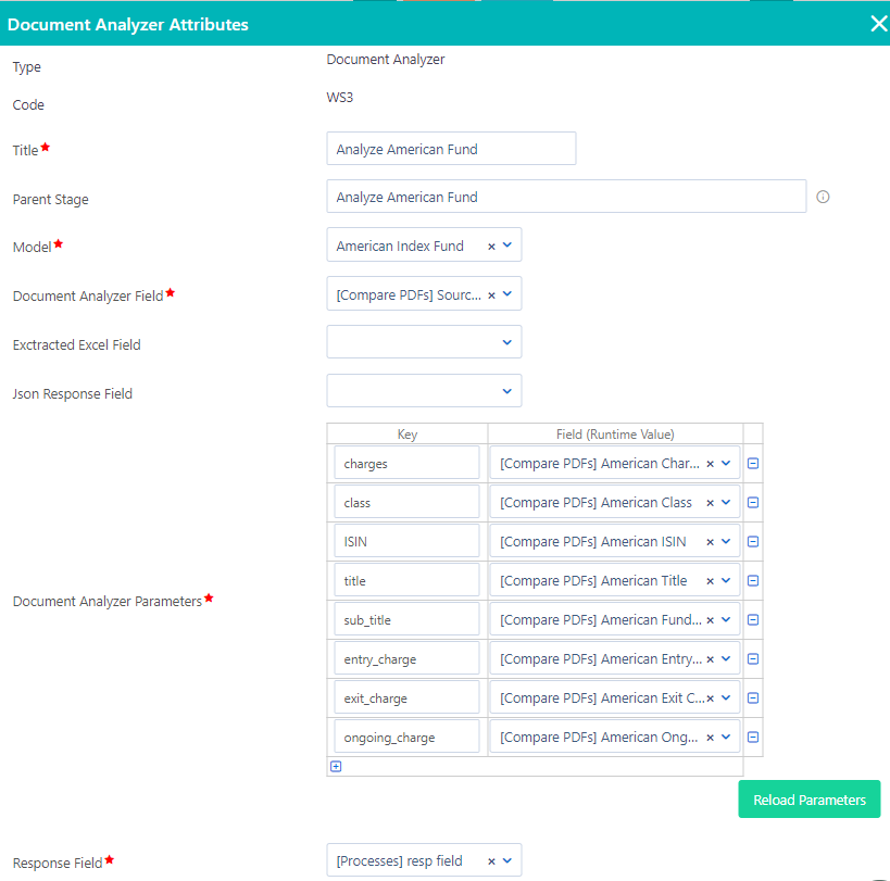 Document analyser | Comidor Platform