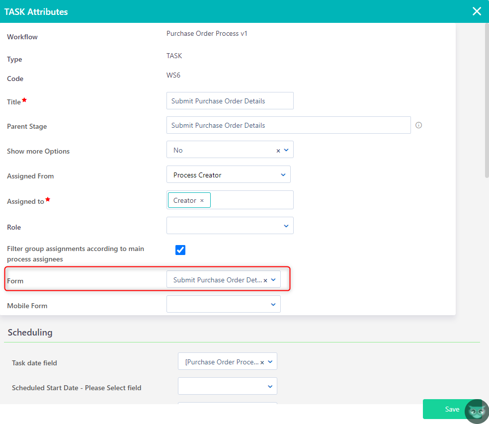 User Forms | Comidor Platform