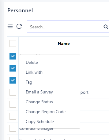 Manage multiple Personnel v.6| Comidor Platform