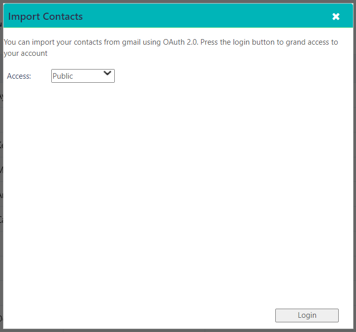 import - contact v.6.2| Comidor Platform