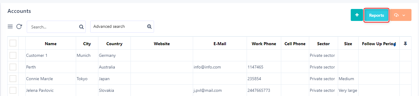 Reports v.6| Comidor Platform