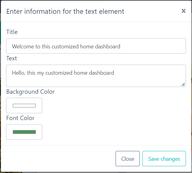 add text home dashboard v.6.2 | Comidor Platform