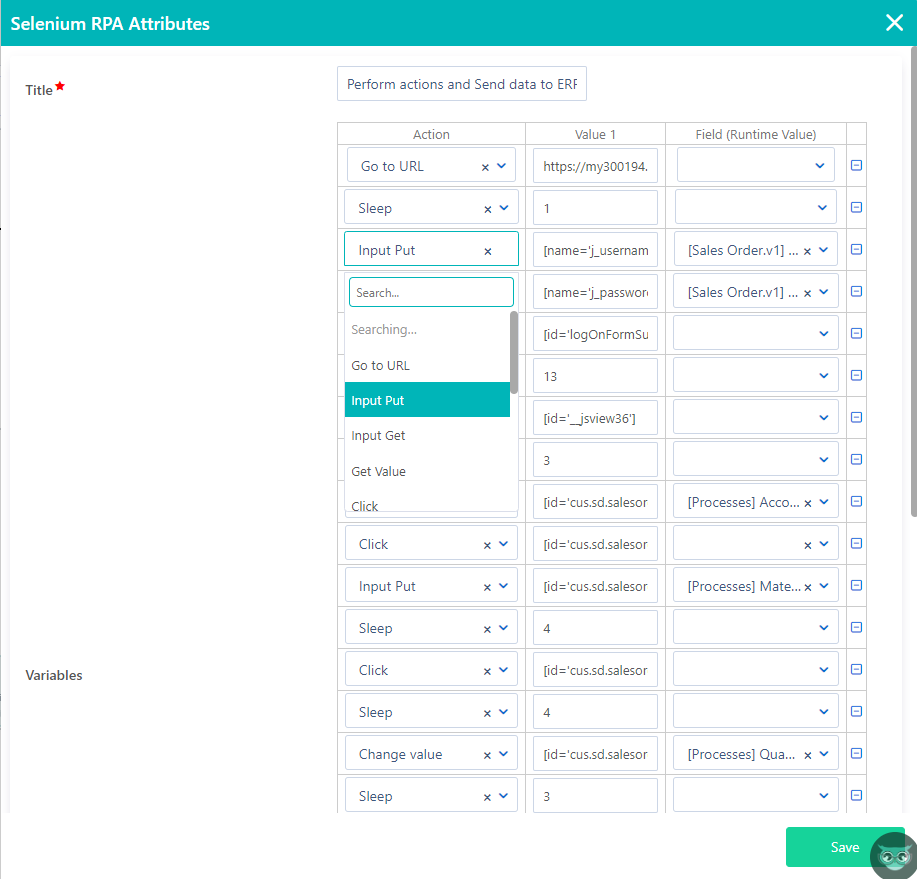 RPA Selenium | Comidor Platform