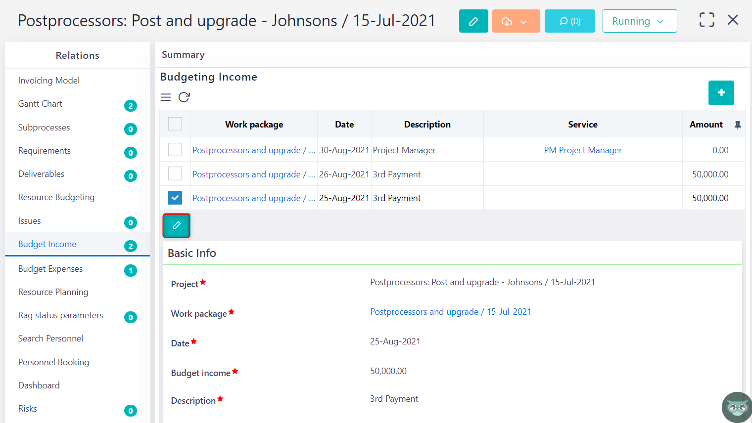 edit budget income v.6.0 | Comidor Platform