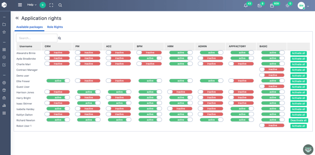 System Administration | Comidor Low-Code Platform