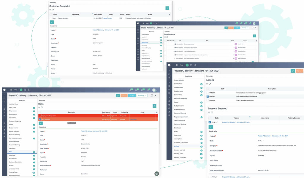 Project Management functionality | Comidor Platform