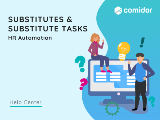 Substitute tasks featured | Comidor Platform
